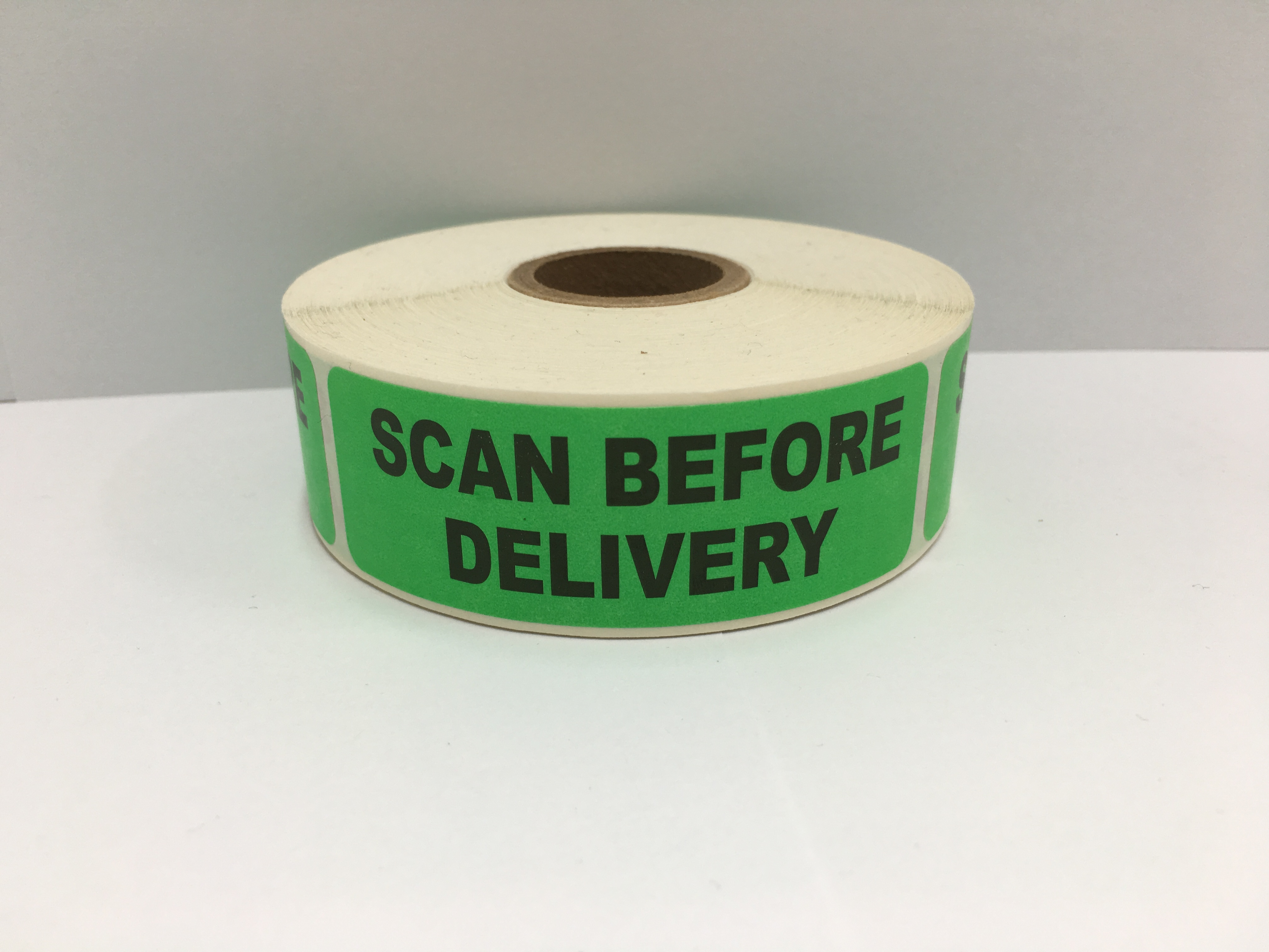 1x3 "SCAN BEFORE DELIVERY" Stickers, 500 Labels 