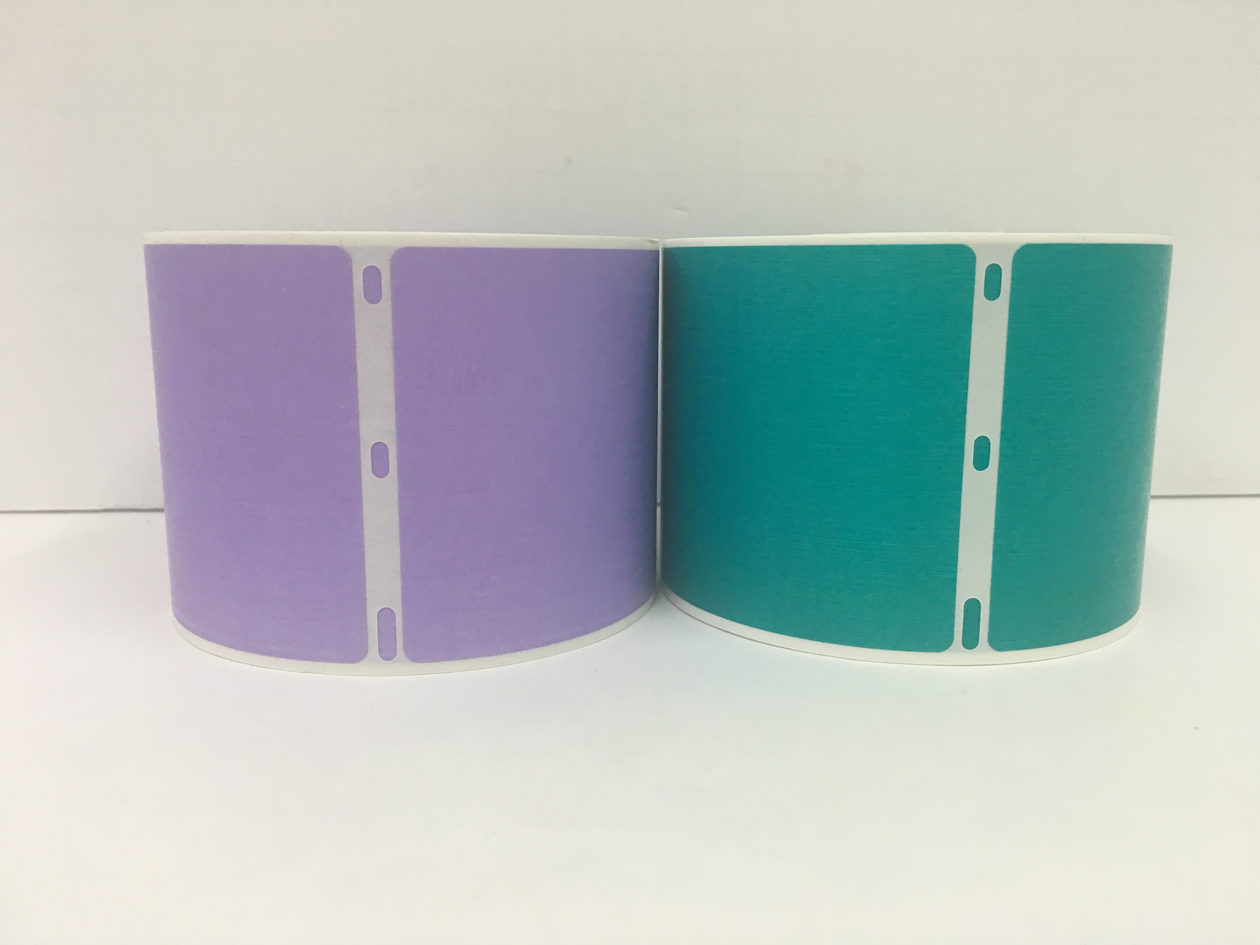 Dymo Compatible 30256, Labels and More Labels (Teal and Lavender Package)