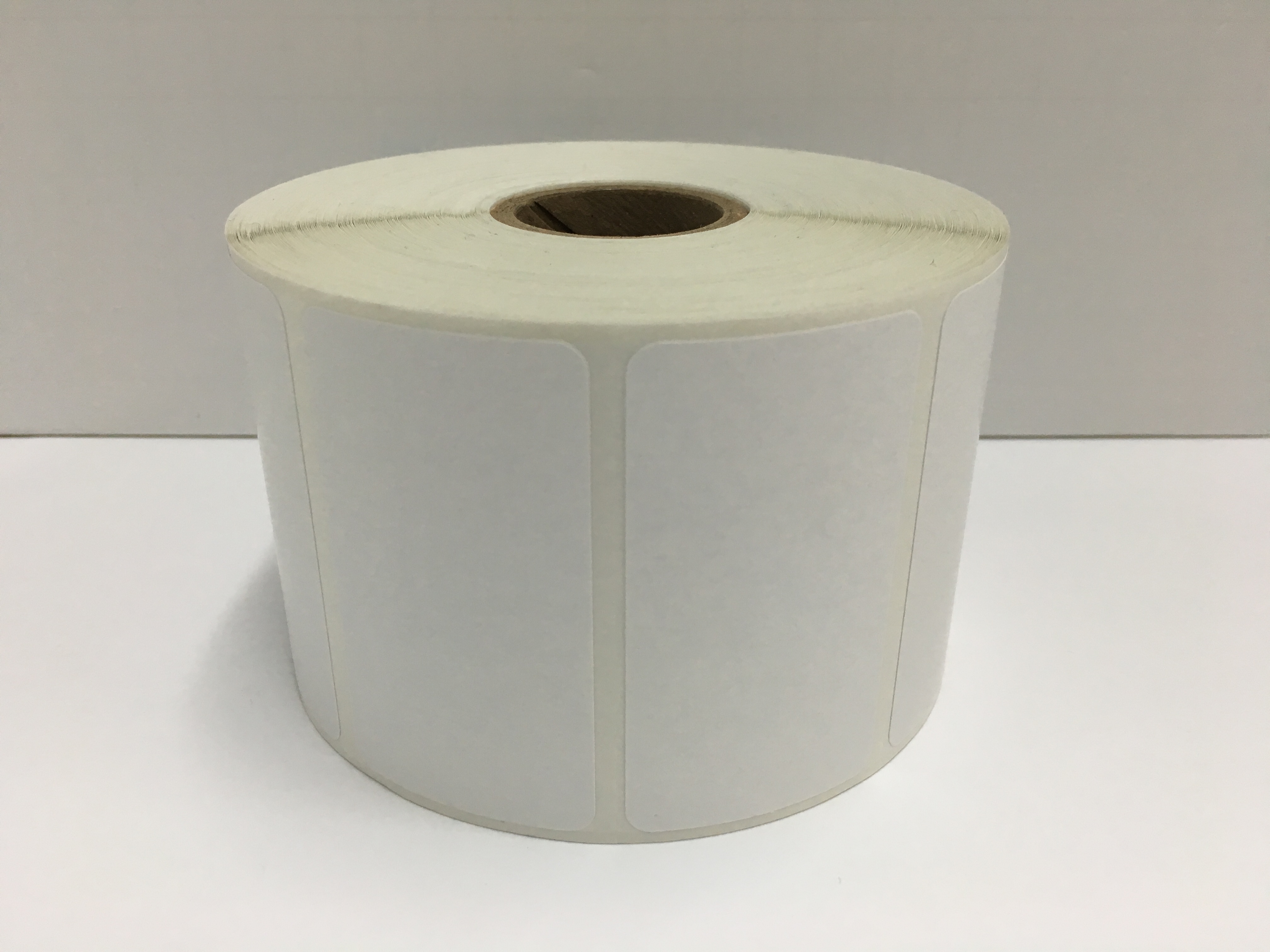 2.25" x 1.25" White Desktop Removable Adhesive Direct Thermal Labels  - 1000 Per Roll 